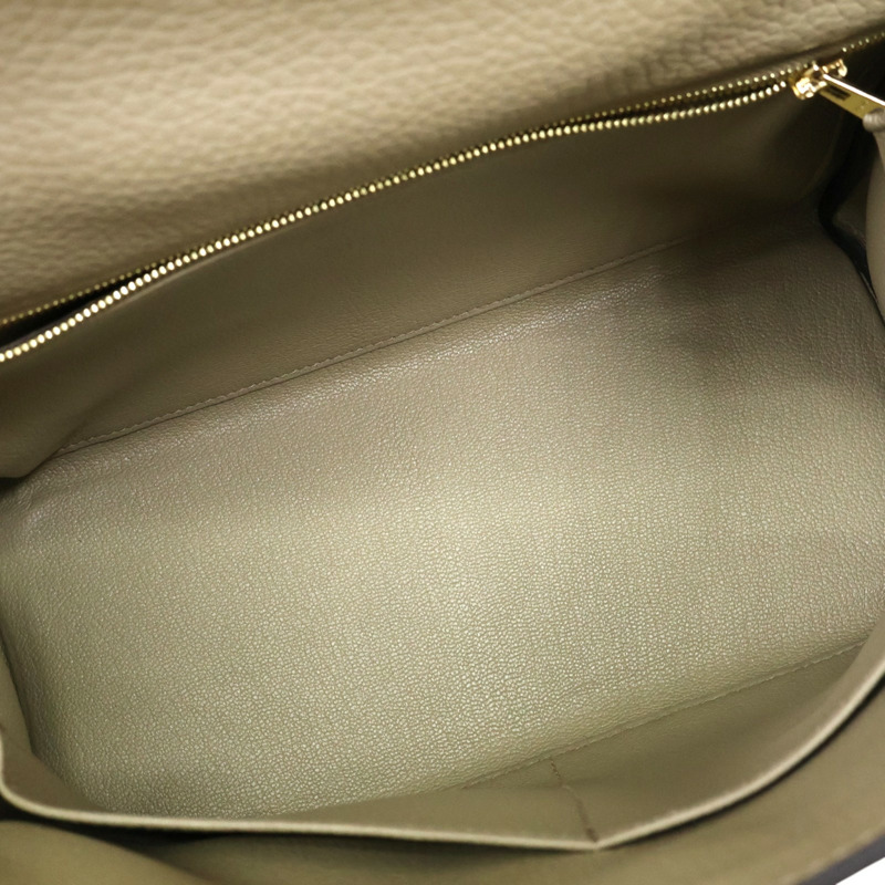 馬爾法米色 Clemence牛皮 Kelly 28 凱莉包 兩用包 W刻 金扣【HERMES 愛馬仕】 H024979CC-2