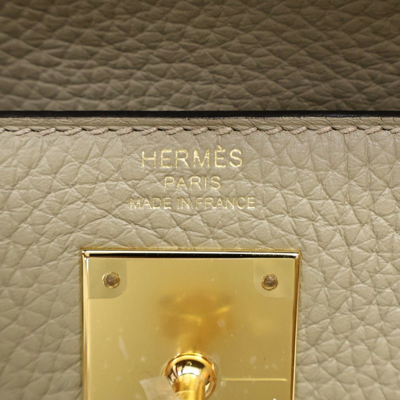 馬爾法米色 Clemence牛皮 Kelly 28 凱莉包 兩用包 W刻 金扣【HERMES 愛馬仕】 H024979CC-3