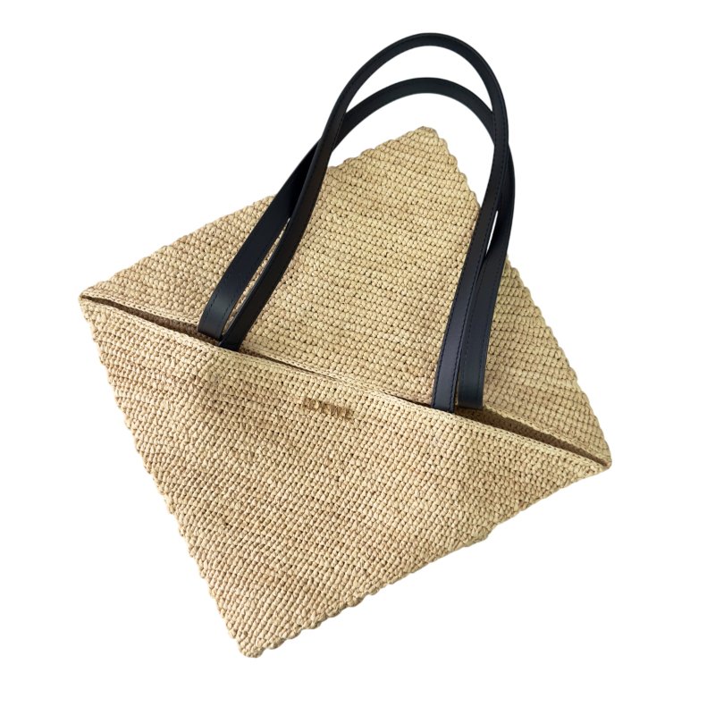 LOEWE Puzzle Fold 草編 肩背包-1