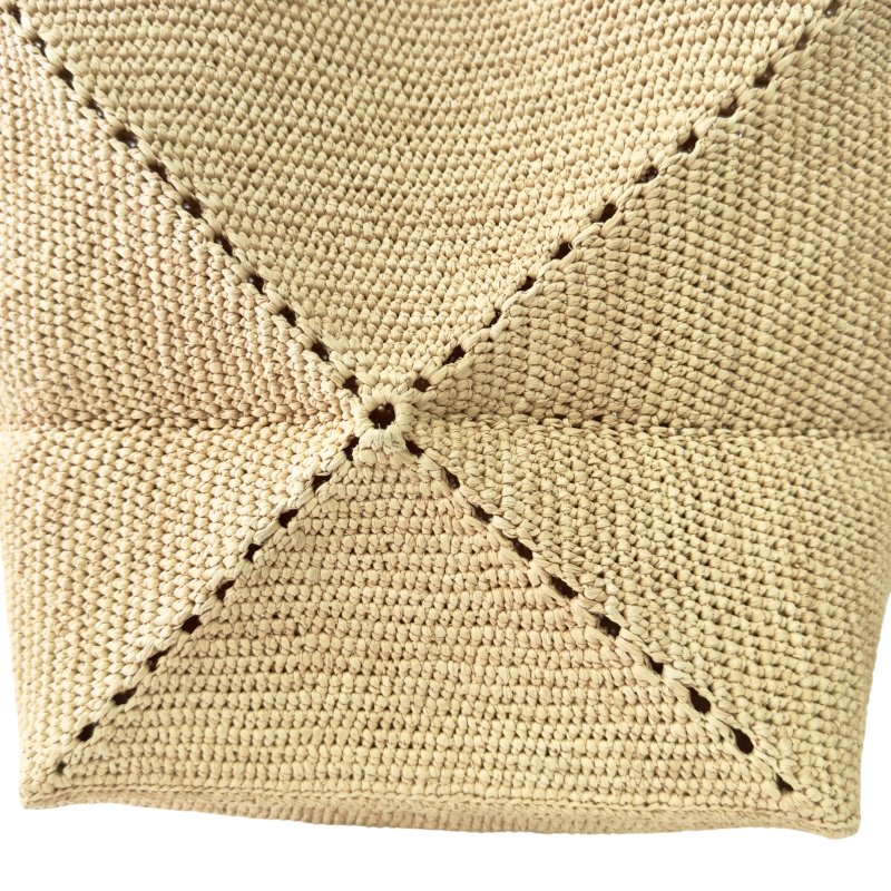 LOEWE Puzzle Fold 草編 肩背包-6