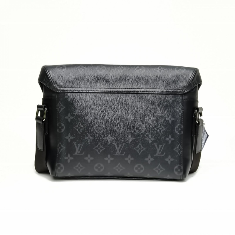 LOUIS VUITTON VOYAGER郵差包小號黑色肩背包PVC2018-2