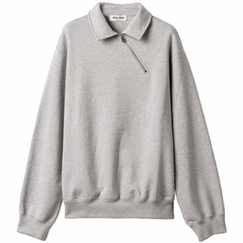 Miu Miu 女士 拉鍊翻領衛衣XS S M L XL XXL碼