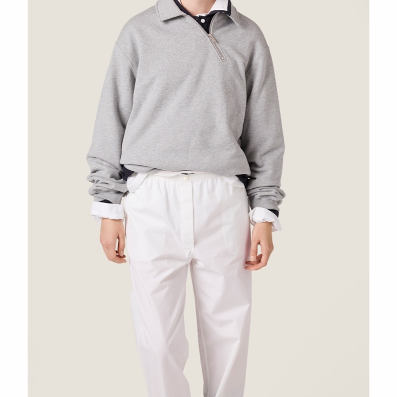Miu Miu 女士 拉鍊翻領衛衣XS S M L XL XXL碼-1