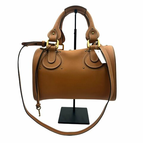 【美收精品】Chloe 橘色手提波士頓包 C-578【隔月月中將轉賣至日本 上架期限30天】