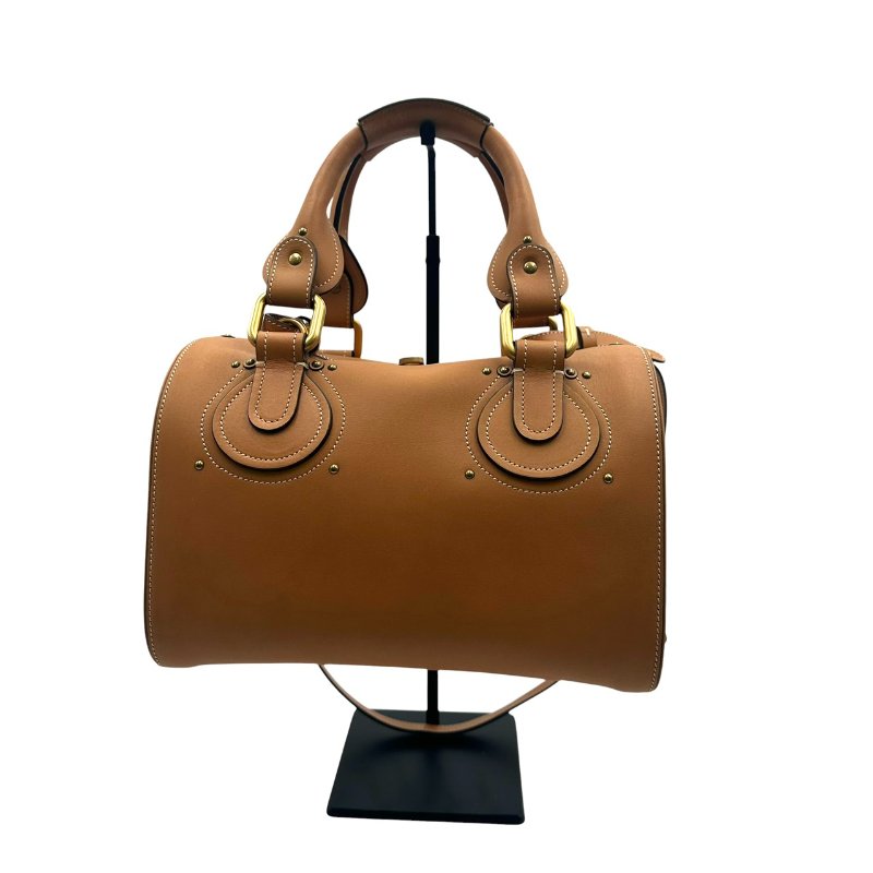 【美收精品】Chloe 橘色手提波士頓包 C-578【隔月月中將轉賣至日本 上架期限30天】-1