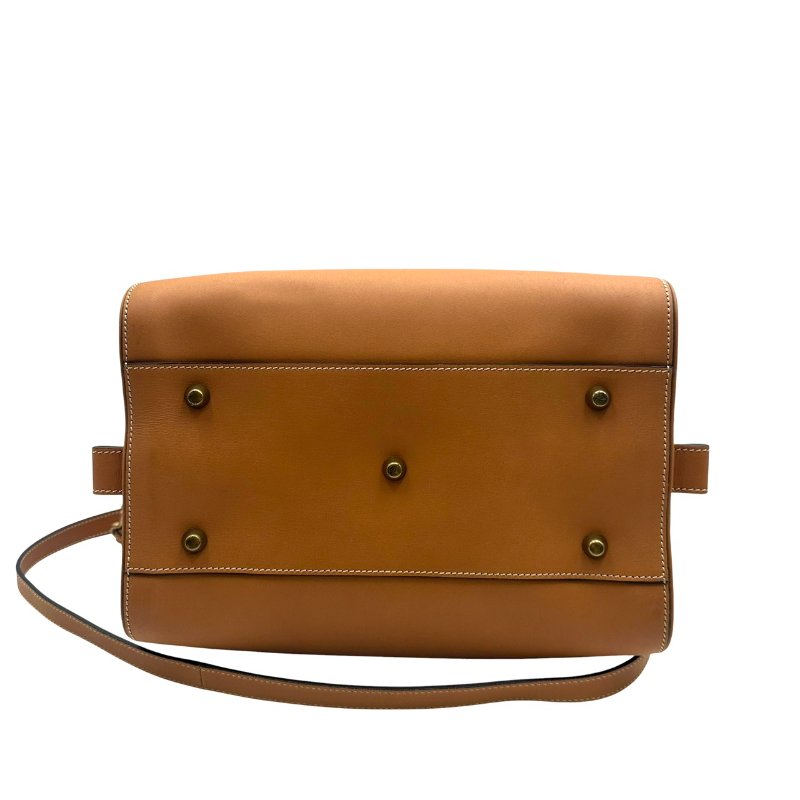 【美收精品】Chloe 橘色手提波士頓包 C-578【隔月月中將轉賣至日本 上架期限30天】-4
