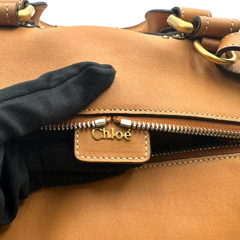 【美收精品】Chloe 橘色手提波士頓包 C-578【隔月月中將轉賣至日本 上架期限30天】-11