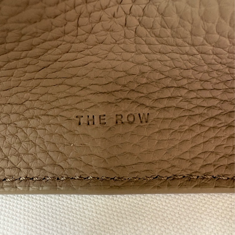 The Row Margaux 10 荔枝紋牛皮 手提肩背包 大象灰-1
