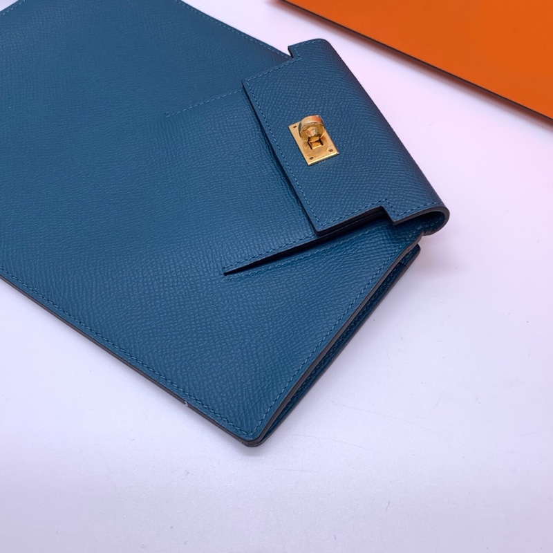 Hermes/愛馬仕 經典款Kelly錢包手抓包 金扣 Y刻-2