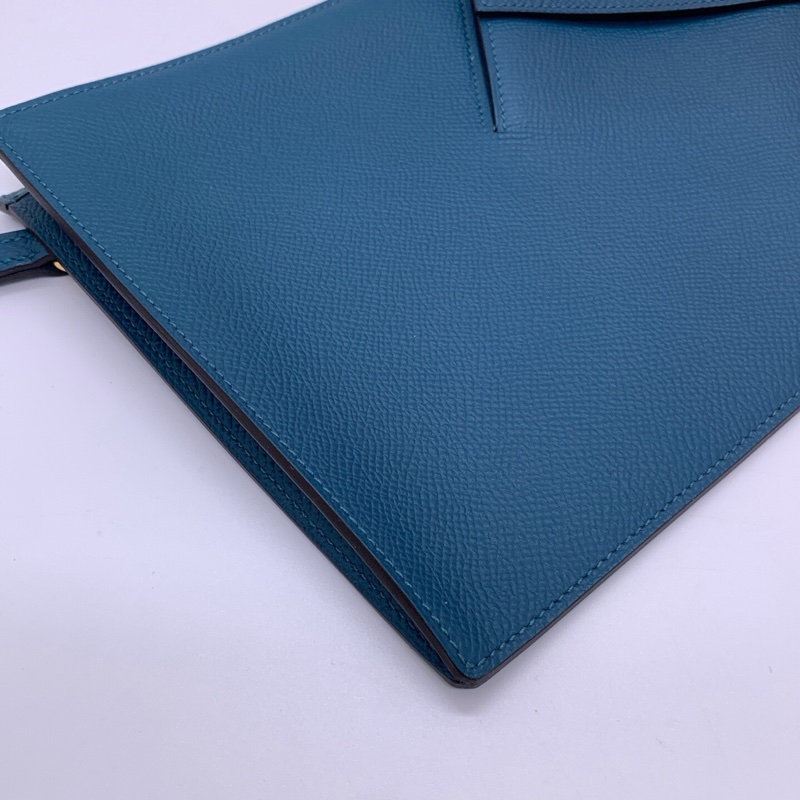 Hermes/愛馬仕 經典款Kelly錢包手抓包 金扣 Y刻-3