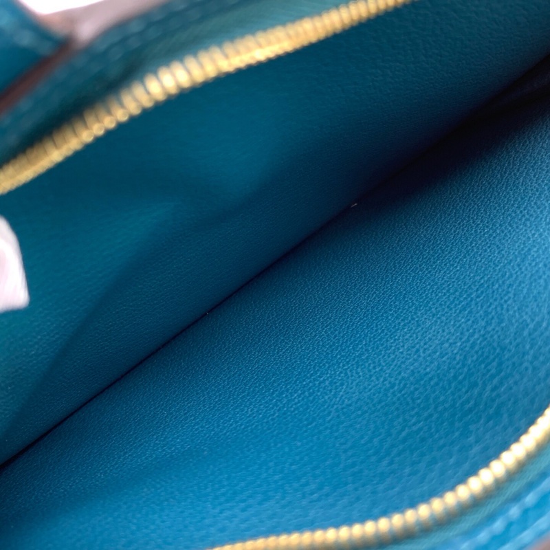 Hermes/愛馬仕 經典款Kelly錢包手抓包 金扣 Y刻-8