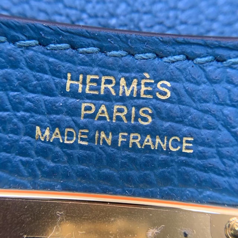 Hermes/愛馬仕 經典款Kelly錢包手抓包 金扣 Y刻-9