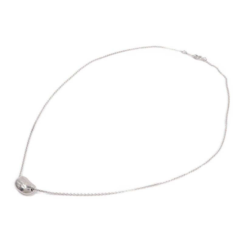 TIFFANY&CO 925純銀Bean Design Nacklace項鍊-3