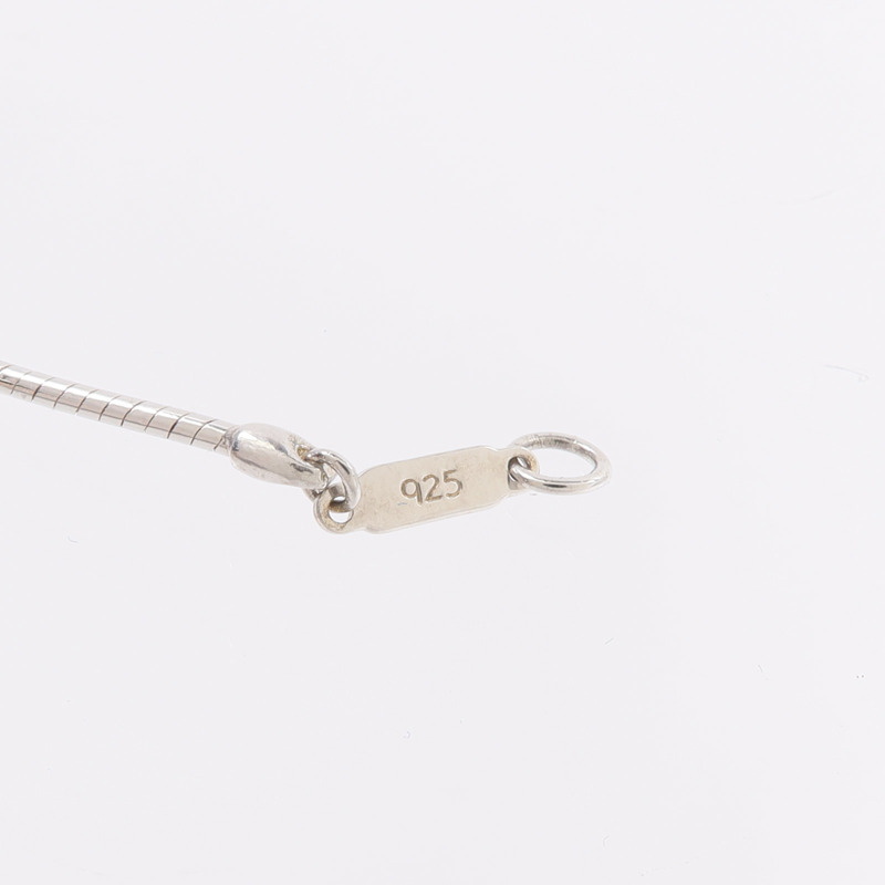 TIFFANY&CO 925純銀Pierced Heart Wire Necklace項鍊-7