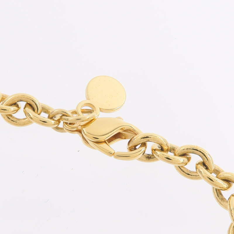 CELINE 金屬Vintage Logo Gold Chain Necklace項鍊-4