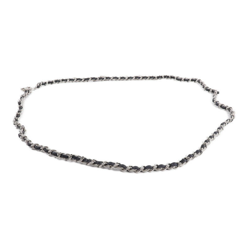 CHANEL 金屬/皮革Chain Belt腰帶-2