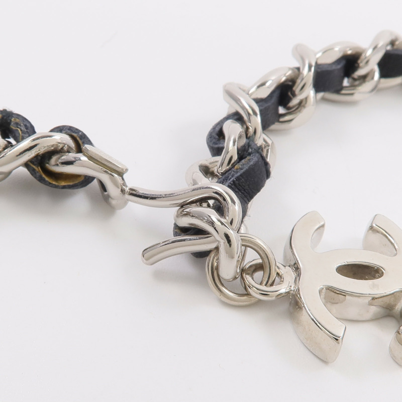 CHANEL 金屬/皮革Chain Belt腰帶-4