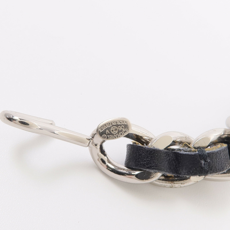 CHANEL 金屬/皮革Chain Belt腰帶-7
