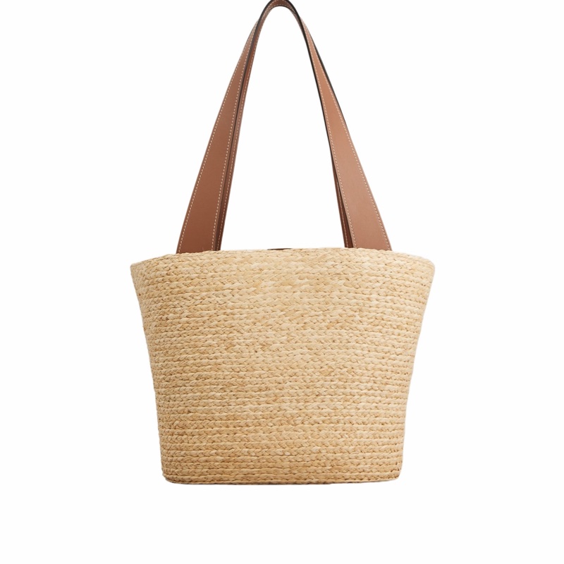 Roger Vivier 女士 拉菲草小號購物袋均碼碼28cm*11cm*20cm-3