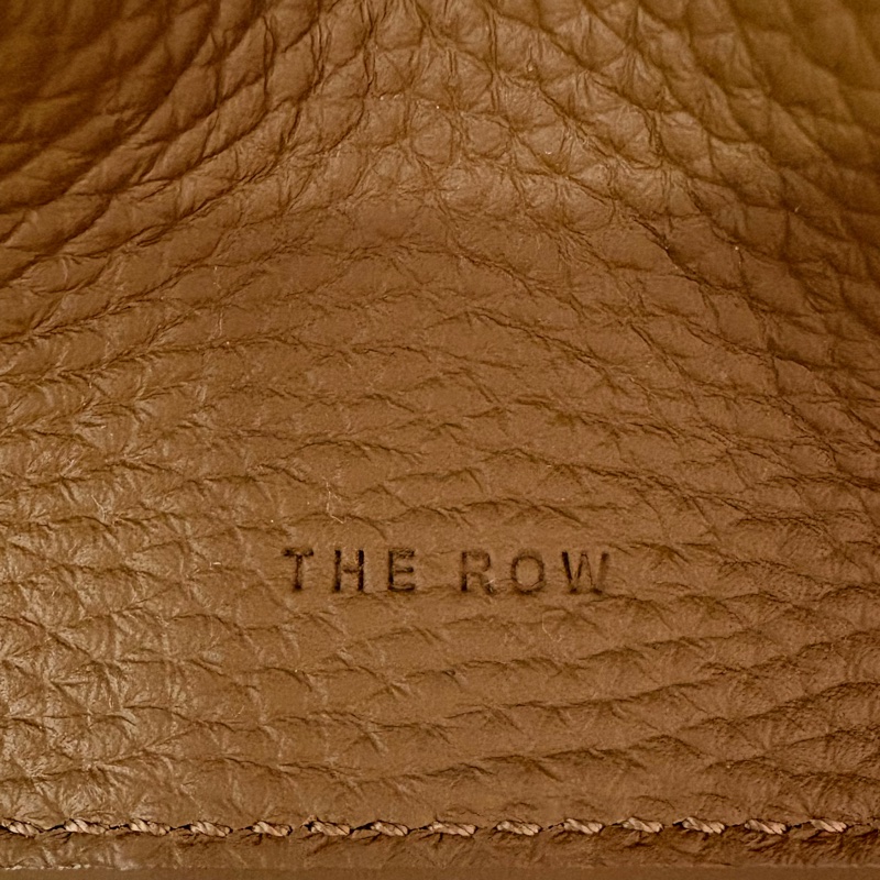 The Row Margaux 10 荔枝紋牛皮 手提肩背包 金棕色-2