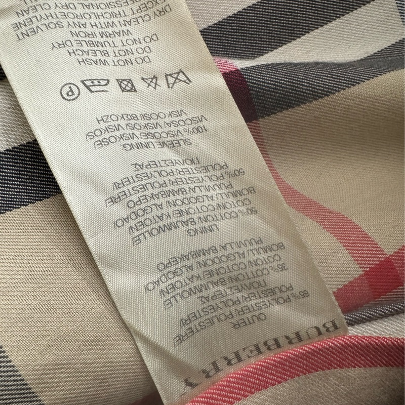 Burberry 博柏利雙排扣內里格紋風衣外套-3