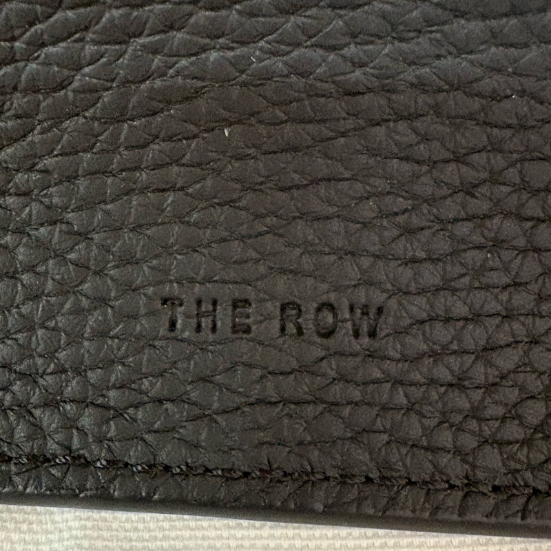 The Row Margaux 12 荔枝紋牛皮 手提肩背包 黑色-2