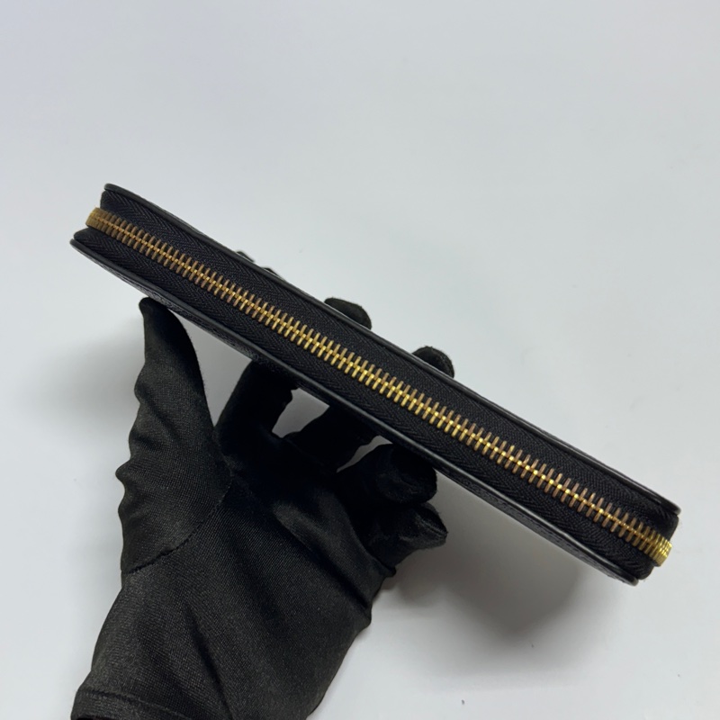 (全新閒置🎁) LV M60171 Clémence牛皮黑老花 長夾【專櫃28,300】-7