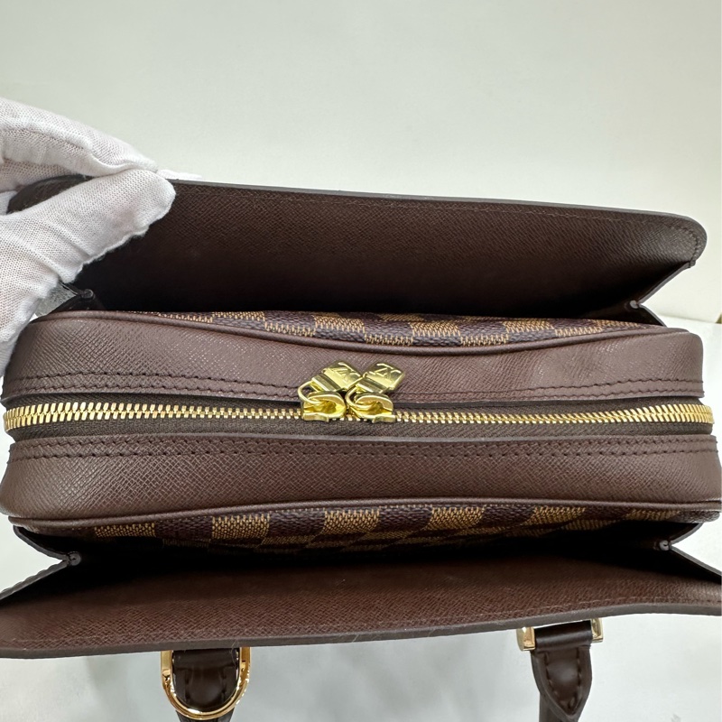 LV路易威登 Triana 經典棕色棋盤豆腐手提包,閒置未使用品 尺寸26*22cm-6
