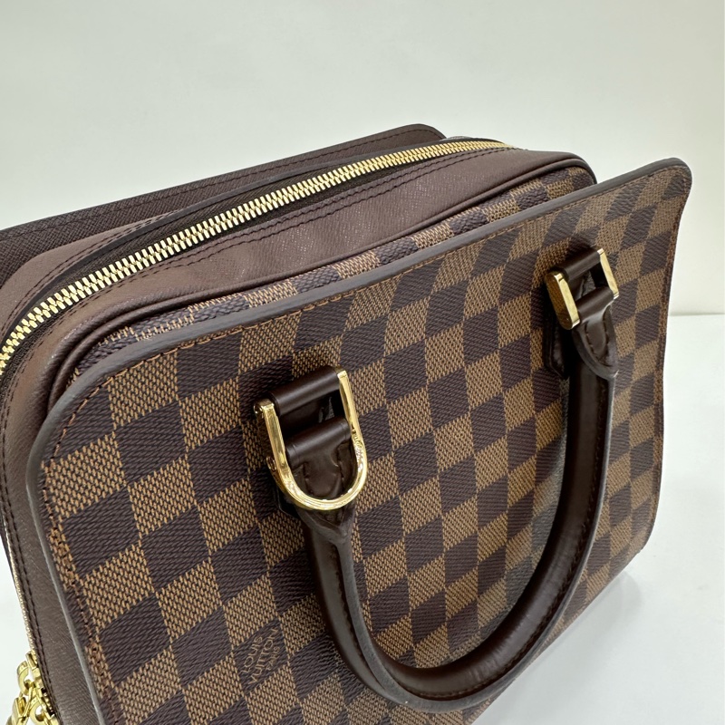 LV路易威登 Triana 經典棕色棋盤豆腐手提包,閒置未使用品 尺寸26*22cm-8