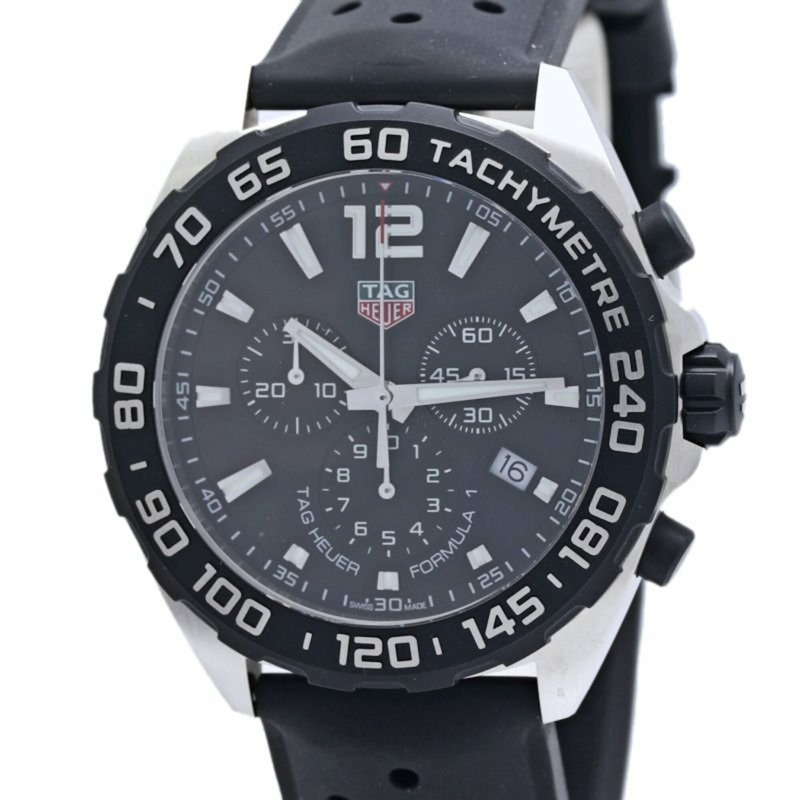 TAG Heuer 豪雅一級方程式計時腕錶 CAZ1010.FT8024 男士腕錶,不鏽鋼錶殼搭配橡膠錶帶,40337-1