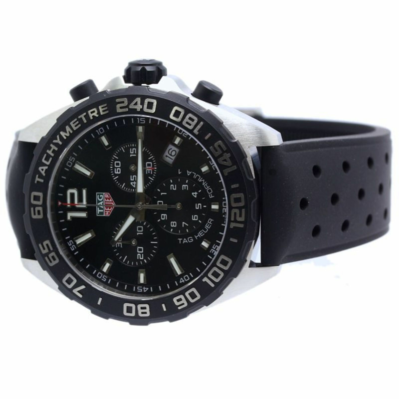TAG Heuer 豪雅一級方程式計時腕錶 CAZ1010.FT8024 男士腕錶,不鏽鋼錶殼搭配橡膠錶帶,40337-2