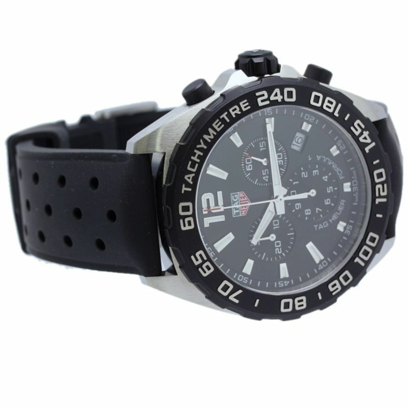 TAG Heuer 豪雅一級方程式計時腕錶 CAZ1010.FT8024 男士腕錶,不鏽鋼錶殼搭配橡膠錶帶,40337-4