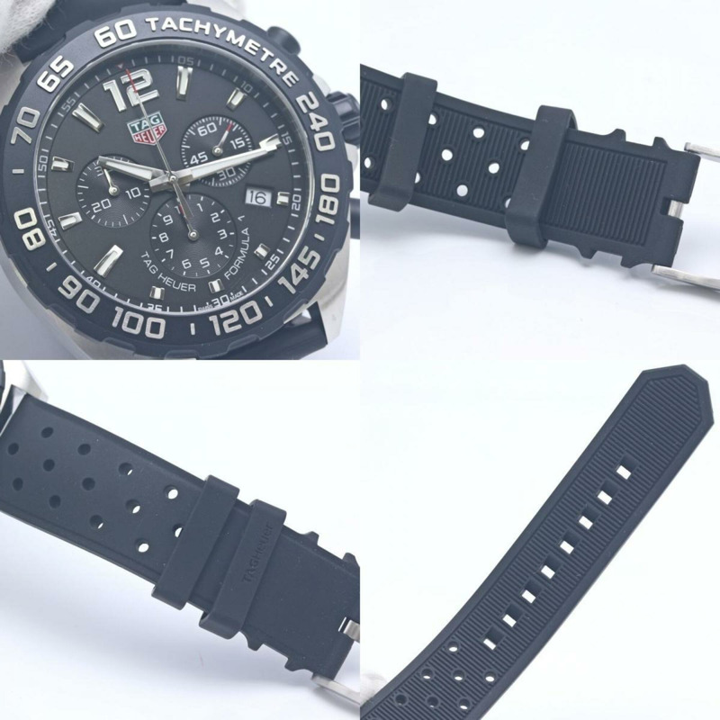TAG Heuer 豪雅一級方程式計時腕錶 CAZ1010.FT8024 男士腕錶,不鏽鋼錶殼搭配橡膠錶帶,40337-9