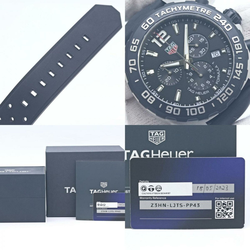TAG Heuer 豪雅一級方程式計時腕錶 CAZ1010.FT8024 男士腕錶,不鏽鋼錶殼搭配橡膠錶帶,40337-10