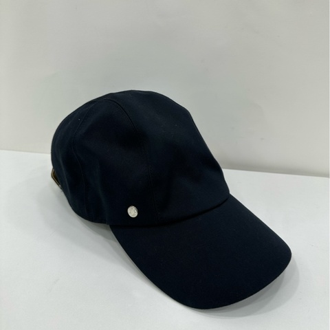 Hermes 愛馬仕 tess milano黑色鴨舌帽 56碼