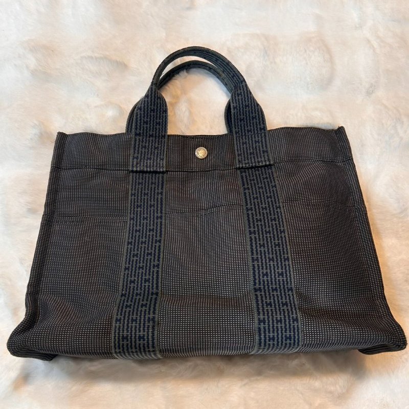 愛馬仕 Hermès Ale Line MM 帆布托特手提包-0