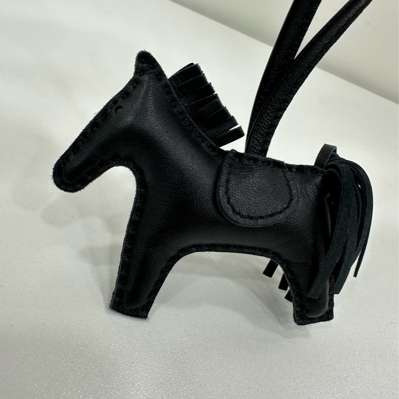 Hermes愛馬仕 Rodeo小馬掛飾 黑色 Y刻-2