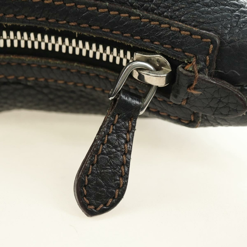 【日本直送】PRADA 黑色銀色皮革肩背包,正品編號 181414SAV-8