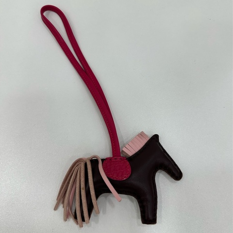 Hermes愛馬仕 Rodeo touch 小馬掛件 拼鱷魚皮 拼色 Y刻
