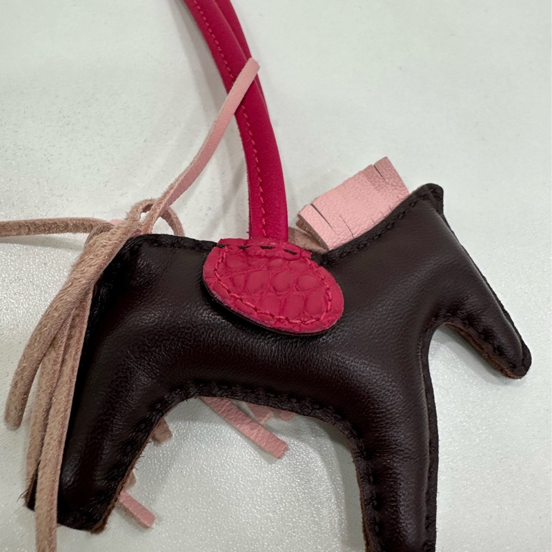 Hermes愛馬仕 Rodeo touch 小馬掛件 拼鱷魚皮 拼色 Y刻-2
