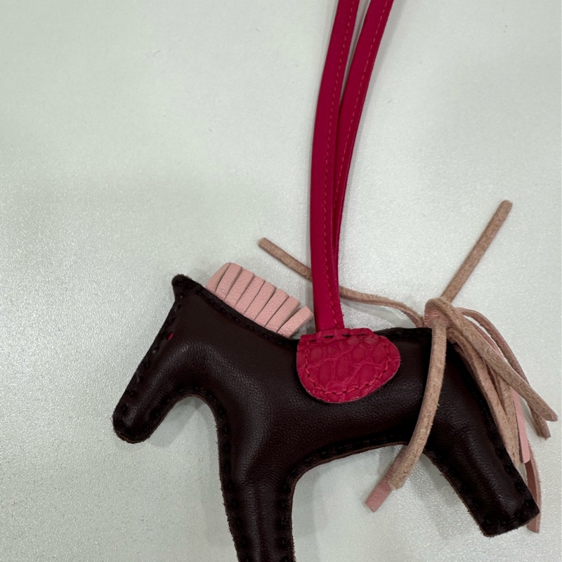 Hermes愛馬仕 Rodeo touch 小馬掛件 拼鱷魚皮 拼色 Y刻-3