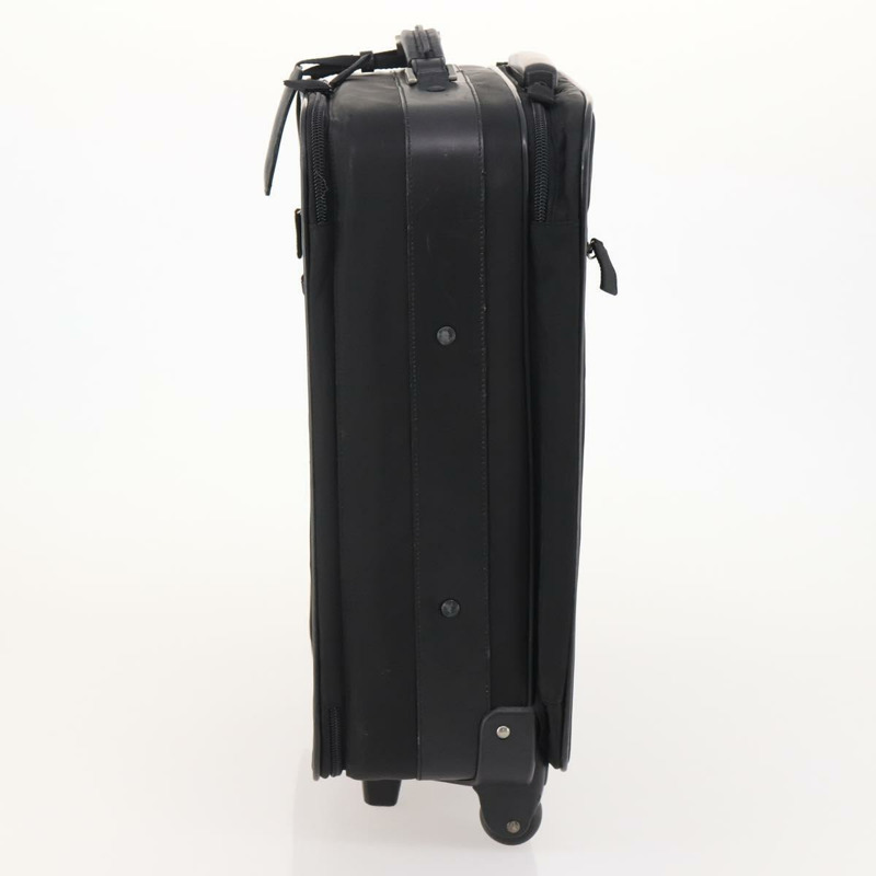 【日本直送】PRADA 黑色銀色尼龍手提箱 Auth 181553A-2