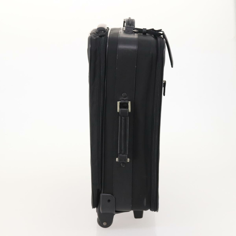 【日本直送】PRADA 黑色銀色尼龍手提箱 Auth 181553A-3