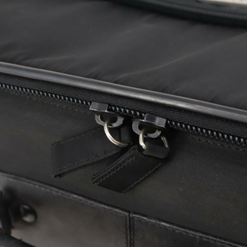 【日本直送】PRADA 黑色銀色尼龍手提箱 Auth 181553A-20