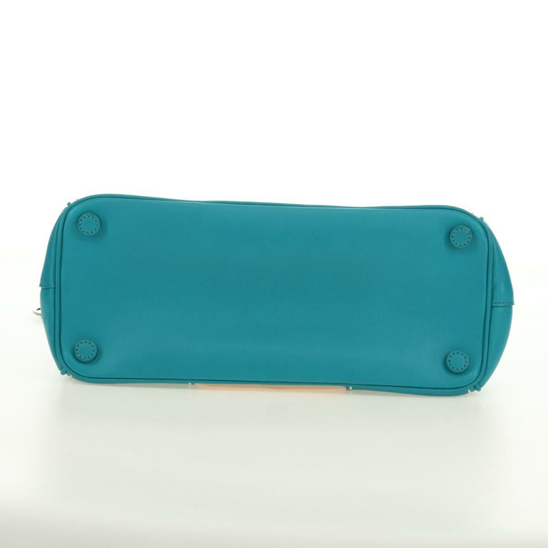 【日本直送】PRADA Galleria 手提包 皮革 兩用 藍色 銀色 正品 yk20397SAM-6
