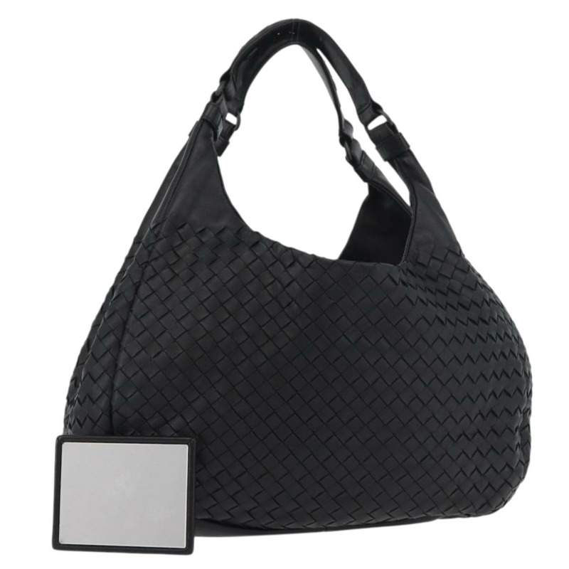 【日本直送】BOTTEGA VENETA INTRECCIATO Campana 包皮革棕色銀色正品 yk20360SAV-0