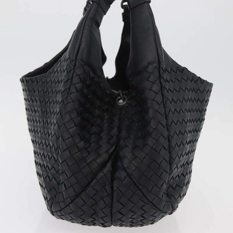 【日本直送】BOTTEGA VENETA INTRECCIATO Campana 包皮革棕色銀色正品 yk20360SAV-3