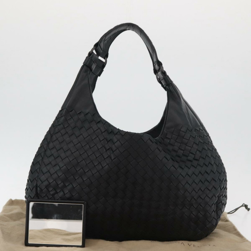 【日本直送】BOTTEGA VENETA INTRECCIATO Campana 包皮革棕色銀色正品 yk20360SAV-11
