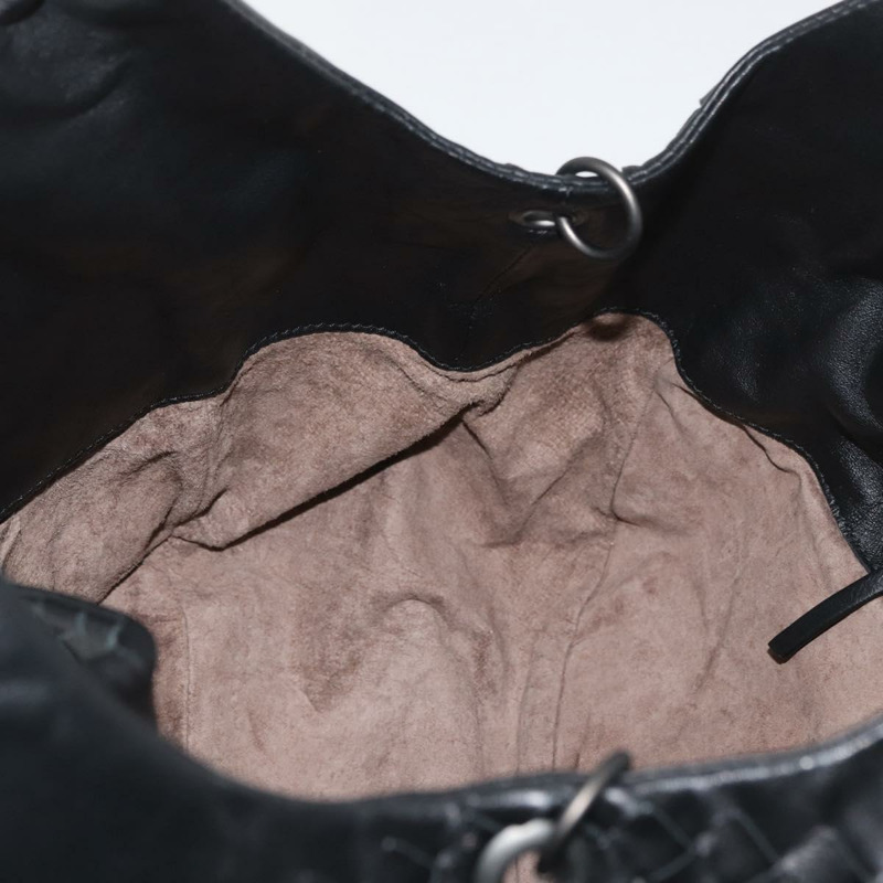 【日本直送】BOTTEGA VENETA INTRECCIATO Campana 包皮革棕色銀色正品 yk20360SAV-18