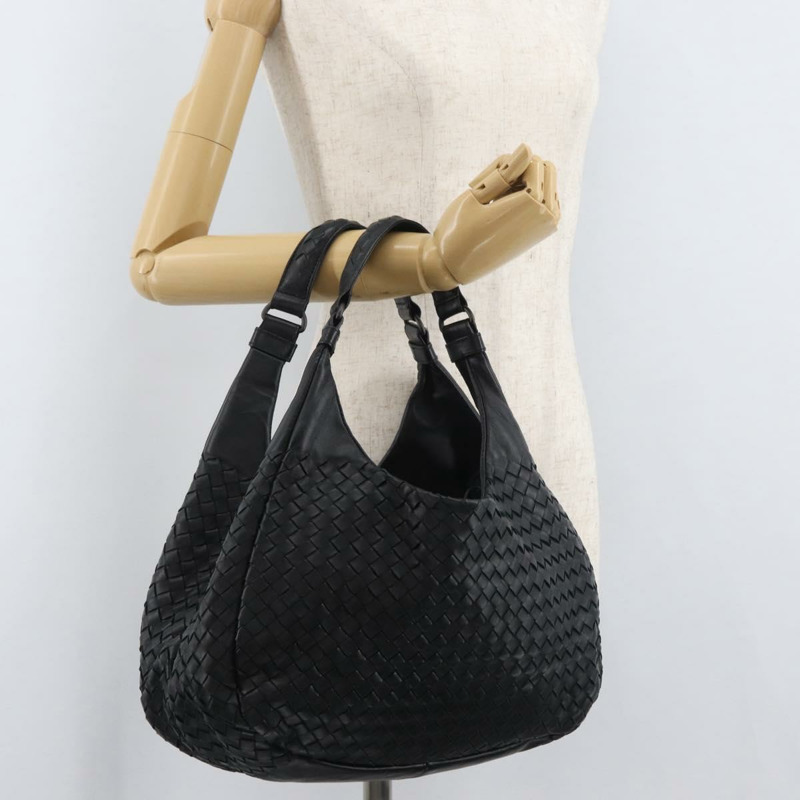 【日本直送】BOTTEGA VENETA INTRECCIATO Campana 包皮革棕色銀色正品 yk20360SAV-24